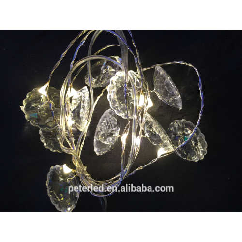 European Popular Sale Battery LED String Light with shapes for Decoration